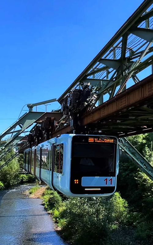 Voiture Voyageurs Schwebebahn – Train Suspendu – Échelle HO 1:87 – Sans Moteur